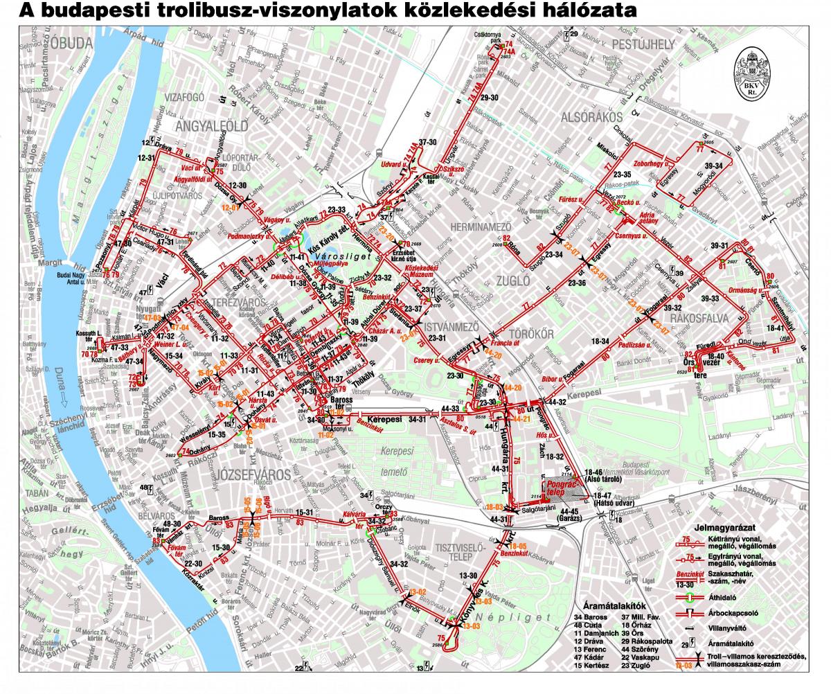 خريطة بودابست عربة
