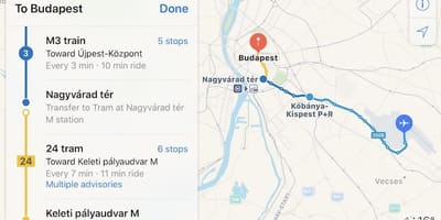بودابست kelenfold محطة قطار خريطة