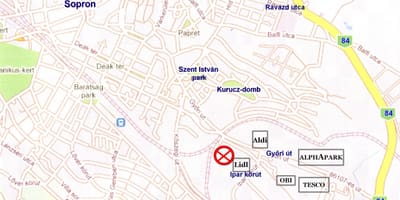 خريطة ليدل بودابست