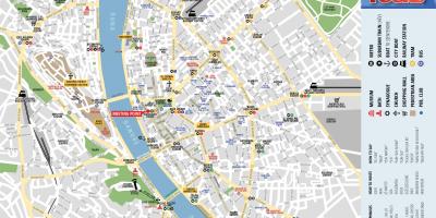 جولة سيرا على الأقدام من بودابست خريطة