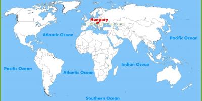 خريطة العالم هنغاريا بودابست