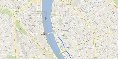 خريطة شارع vaci بودابست